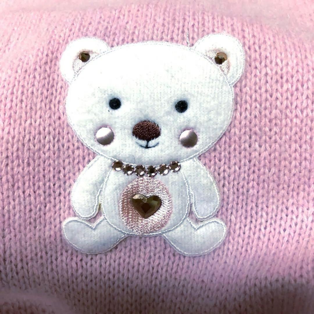 【新品未着用】for pets onlyベアーちゃんフード付きニット M