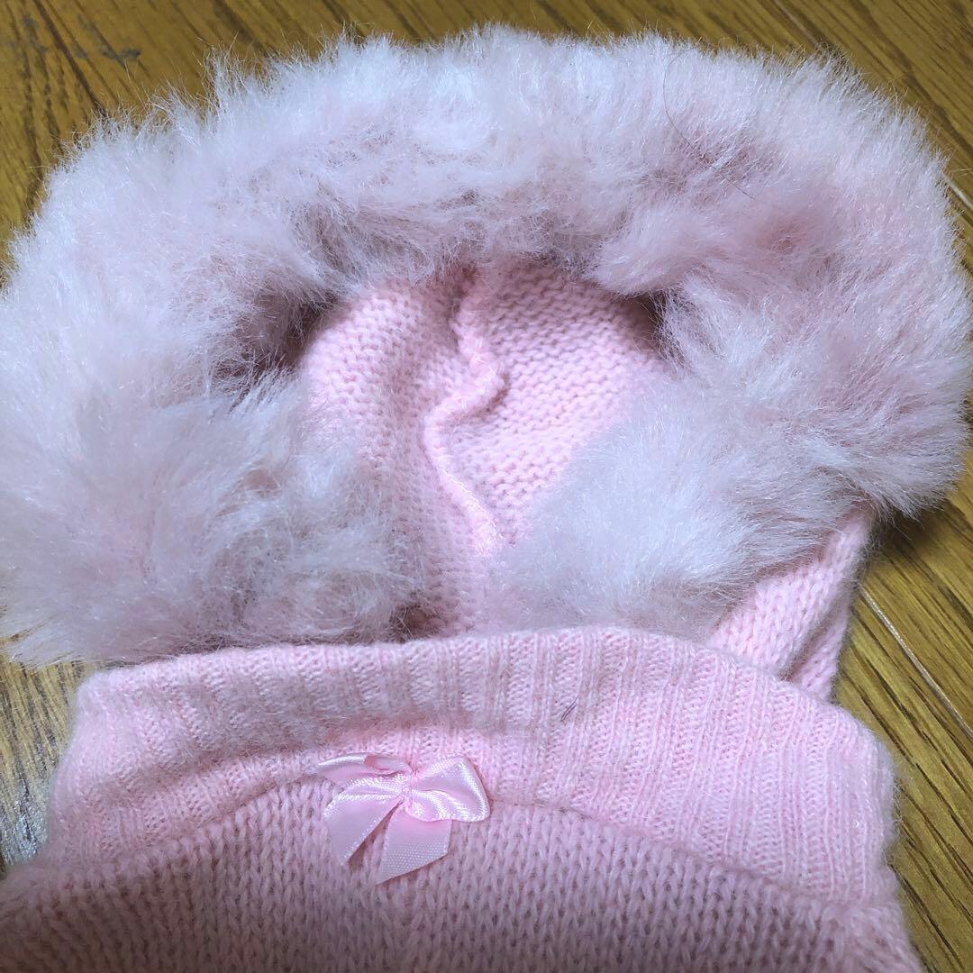 【新品未着用】for pets onlyベアーちゃんフード付きニット M