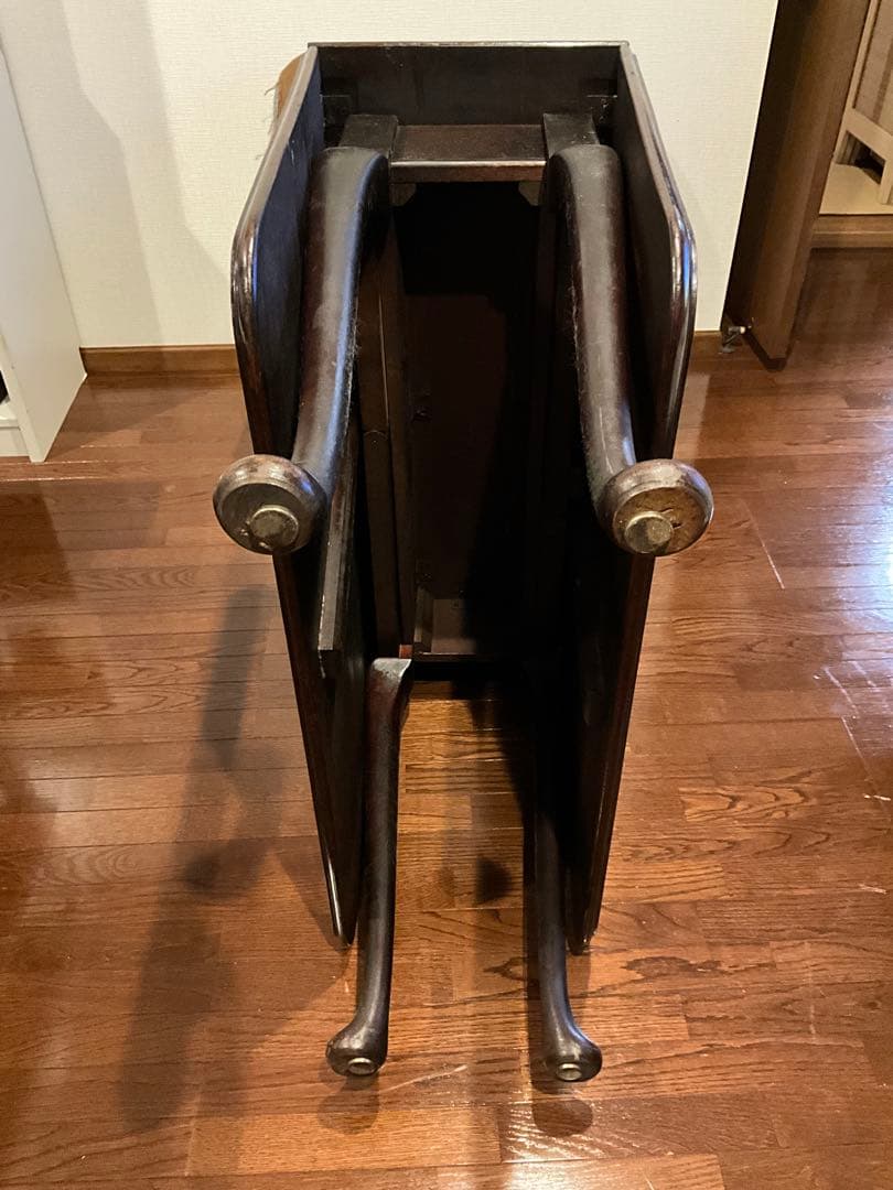 アンティーク山本商店レストア　英国　アンティーク　バタフライテーブル　2〜6人用