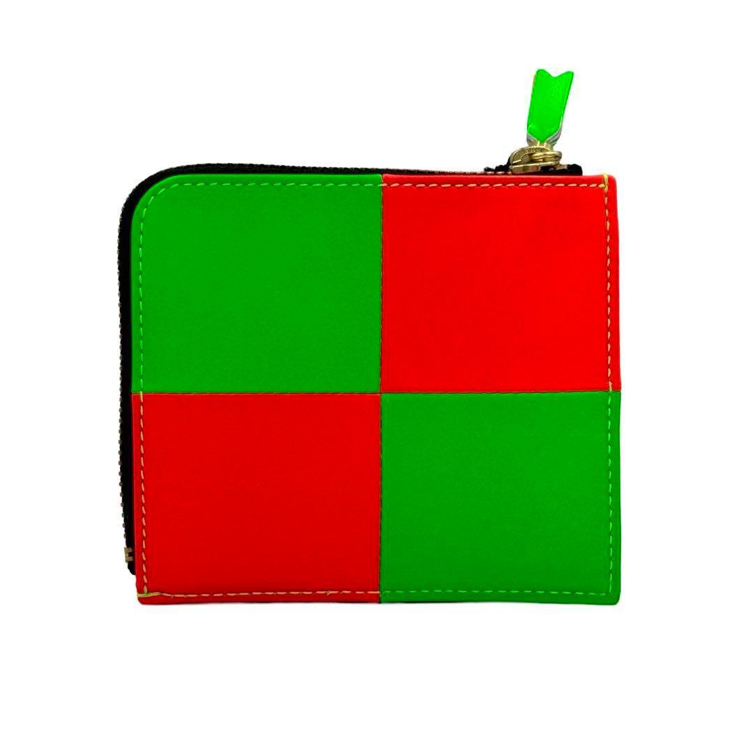 コムデギャルソン 小銭入れ ミニ財布 財布 オレンジ グリーン 未使用品