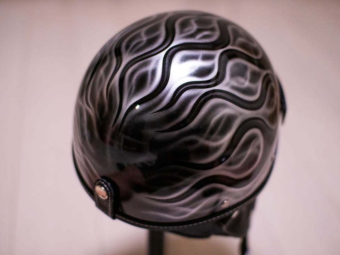 XL 新品未使用　ポリヘル　ポリス　ヘルメット バイク　黒シルバーフレア