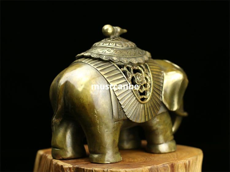 銅 細工 象炉 室内 茶室薫香炉 香道具 工芸品 置物