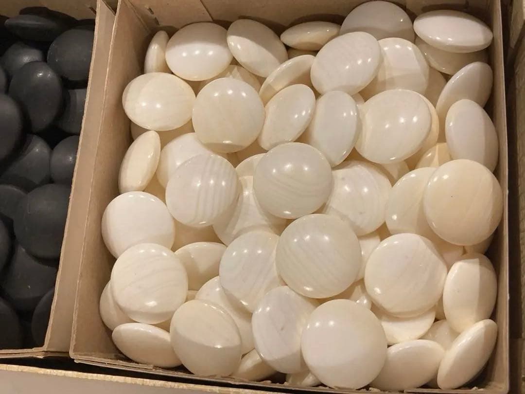 年代物　本蛤碁石　雪印　31号 日向特選品