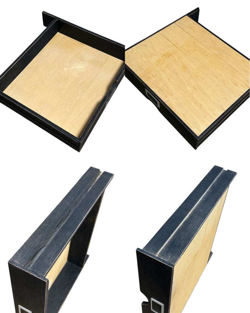 M&M カスタムパフォーマンス　木製5段収納ラック キャスター付き