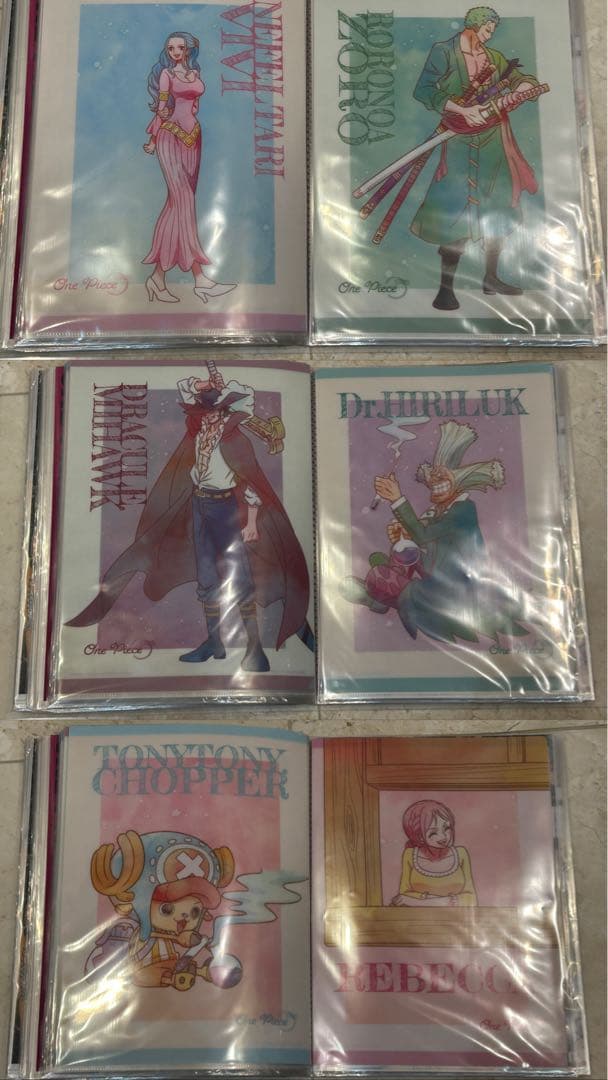 ワンピースA4クリアファイル　ONE PIECEコミックカバー　投票　一番くじ