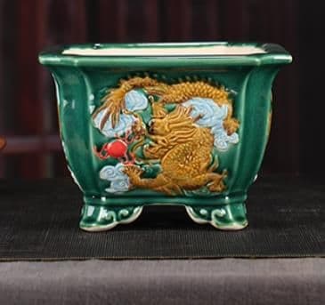 四方植木鉢 紫砂の鉢 盆栽鉢 植木鉢 小品盆栽鉢 大品盆栽鉢