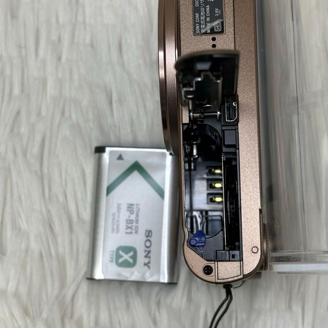 SONY カメラ　DSC-WX300 充電器　ブラウン　コンデジ　動作品