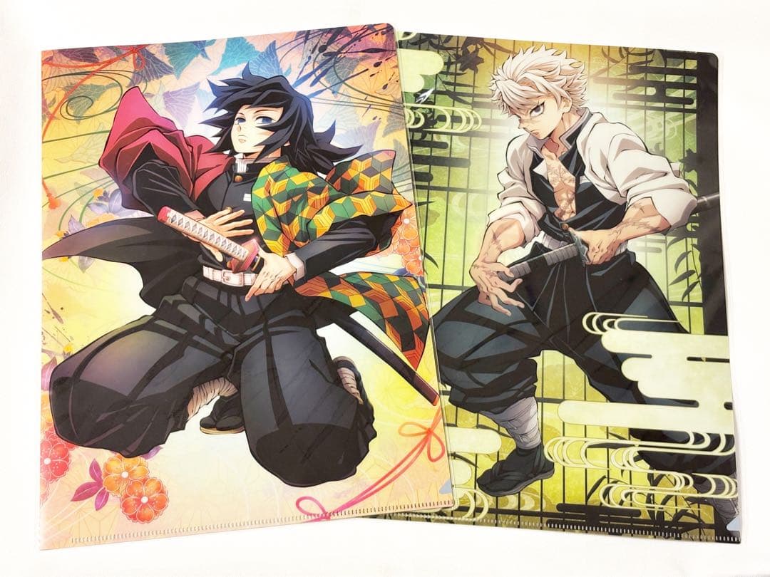 【鬼滅の刃】柱稽古編 ティザービジュアル クリアファイル 義勇 実弥