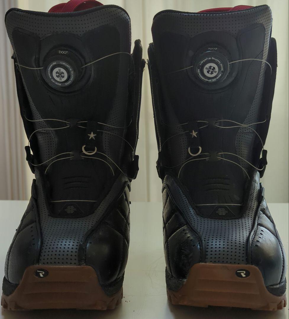 BOAシステム スノーボードブーツ ブラック/レッド
