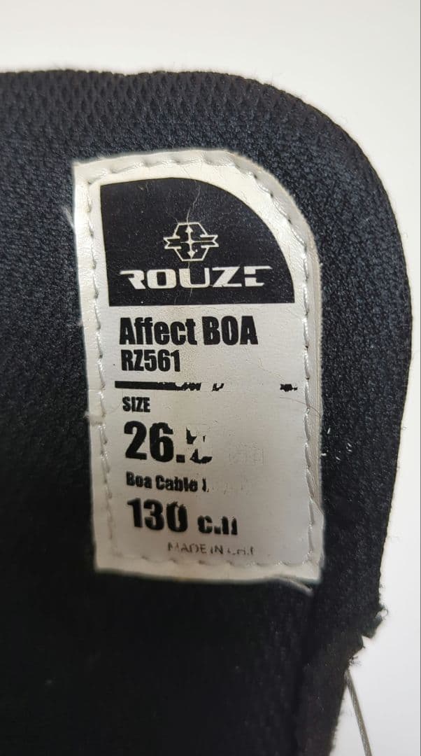 BOAシステム スノーボードブーツ ブラック/レッド