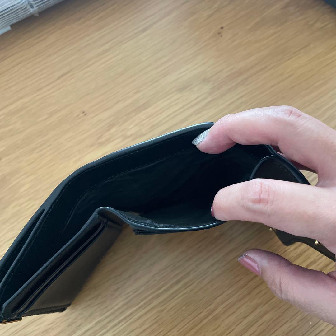 Dior ディオール サドル ロータスウォレット 3つ折り財布 ブラック