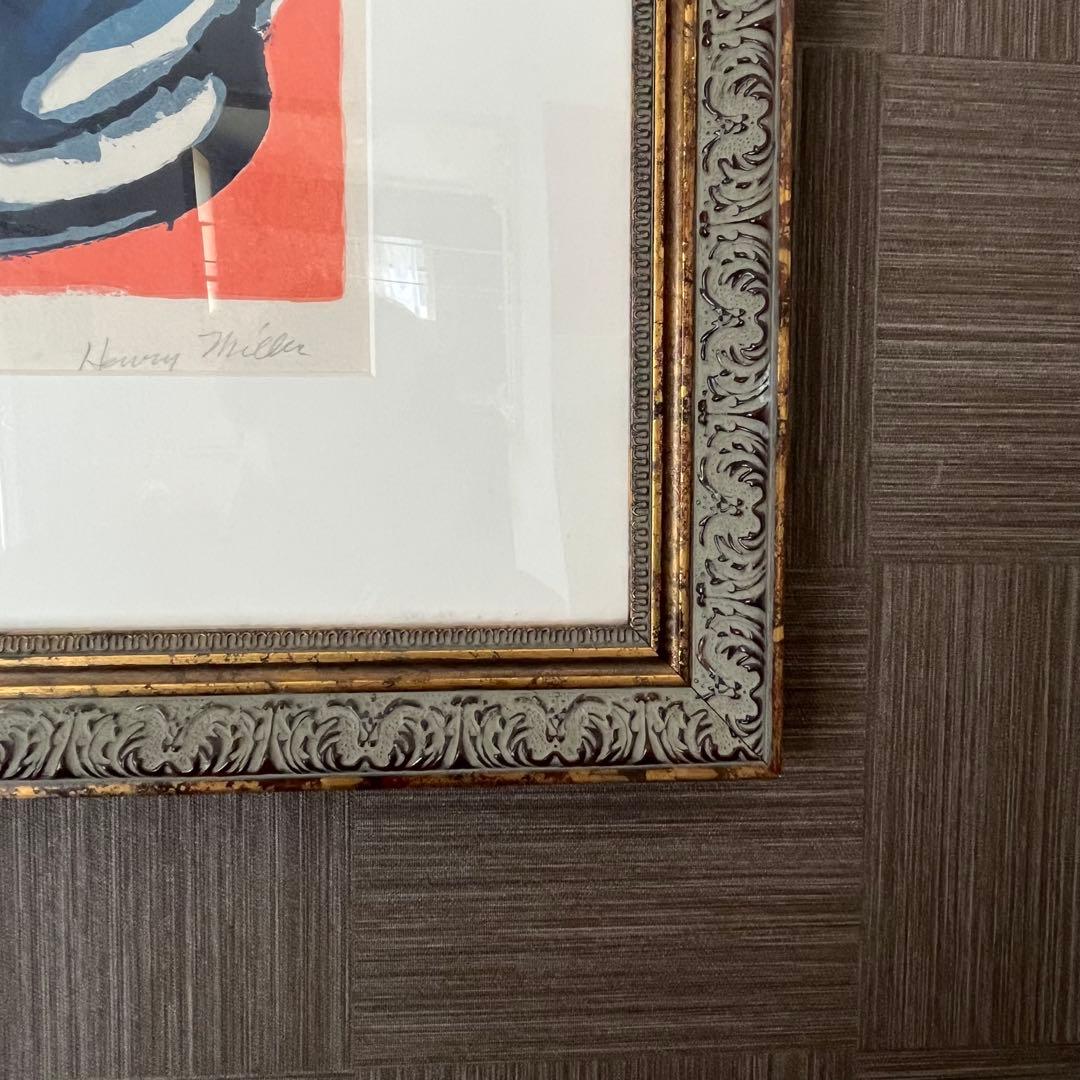 ヘンリーミラー　ブレーズサンドラール　サインあり　リトグラフ　限定　39/200