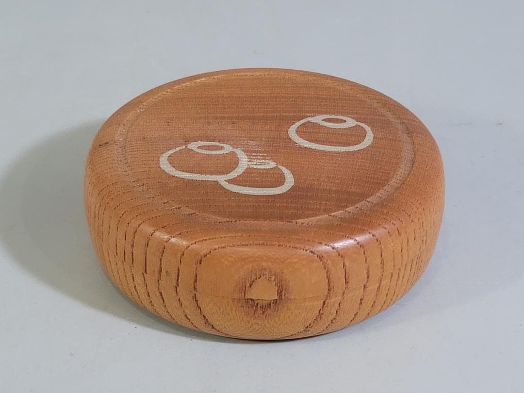 不審庵 つぼつぼ香合 木地 木工芸 天然木