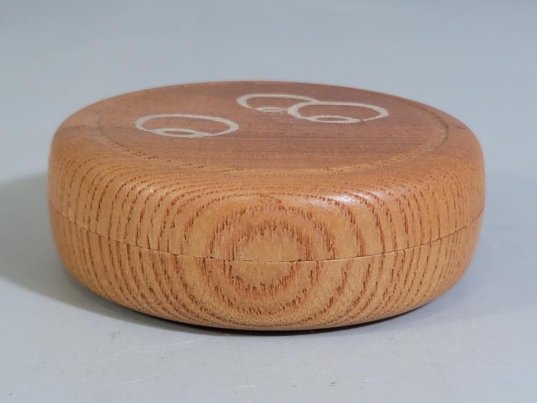 不審庵 つぼつぼ香合 木地 木工芸 天然木