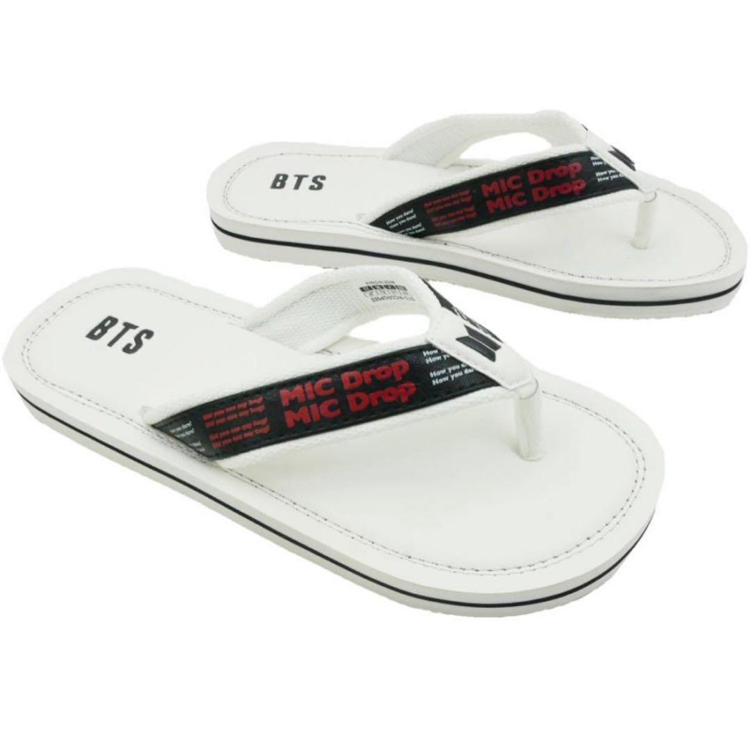 BTS サンダル ホワイト/ブラック 箱付き セット復活