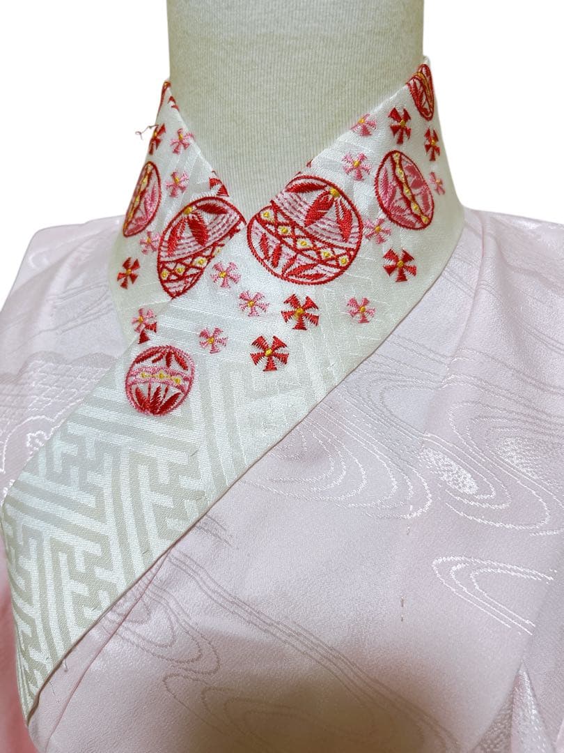 豪華正絹!赤×ゴールド♡七五三　7歳　女の子　フルセット　一式　辻ヶ花風