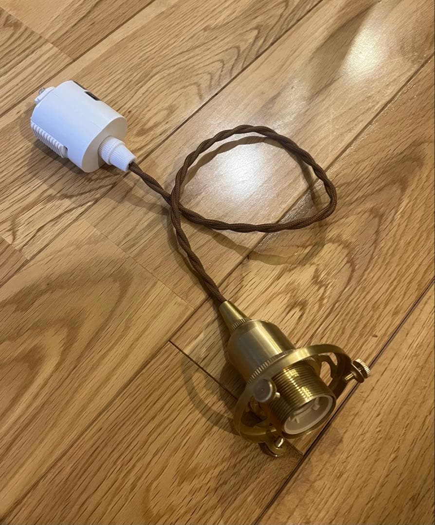 ペンダントライト 灯具 ソケット E17 /ダクトレール用40㎝ 3点留／3個