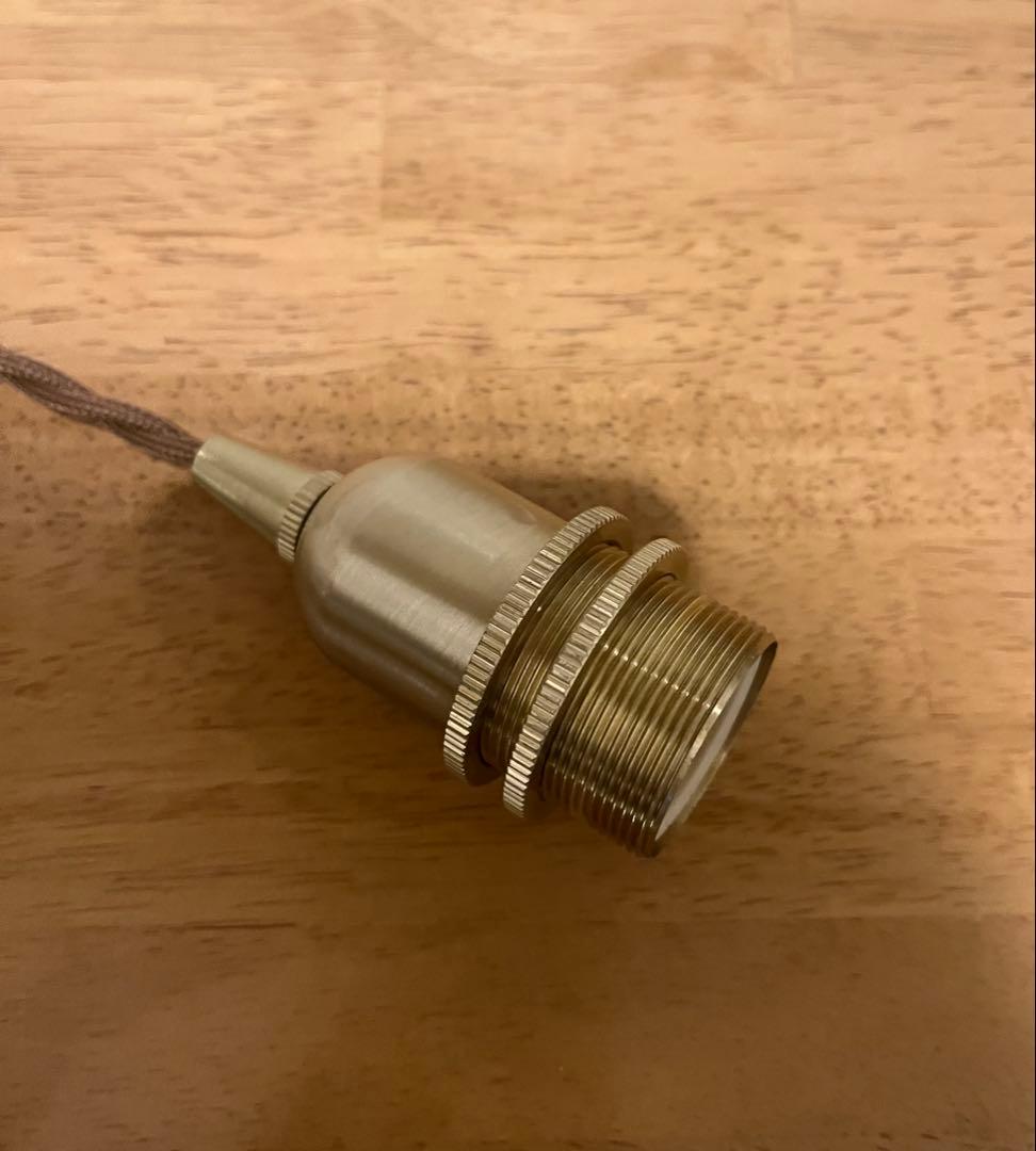 ペンダントライト 灯具 ソケット E17 /ダクトレール用40㎝ 3点留／3個