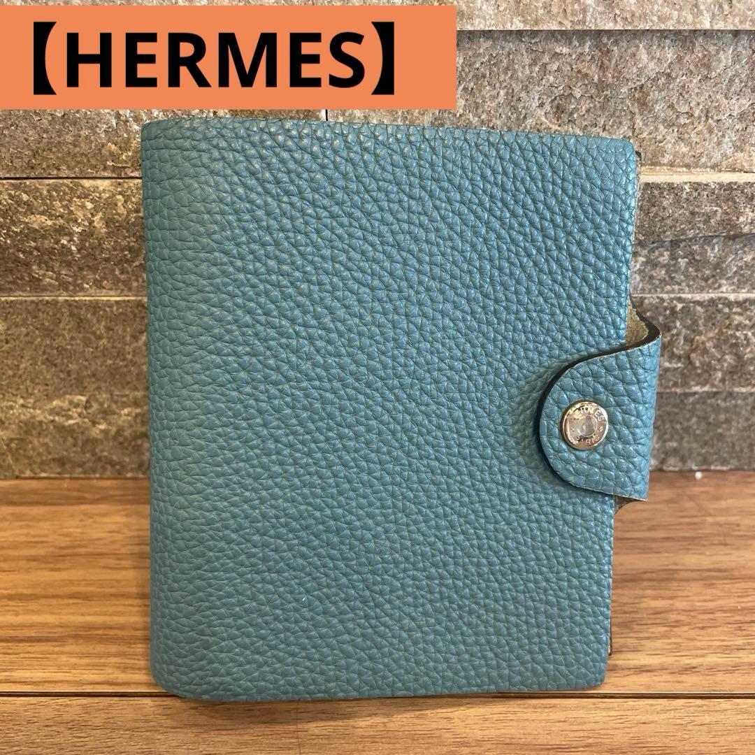 【エルメス】メモ帳　ブルージーン