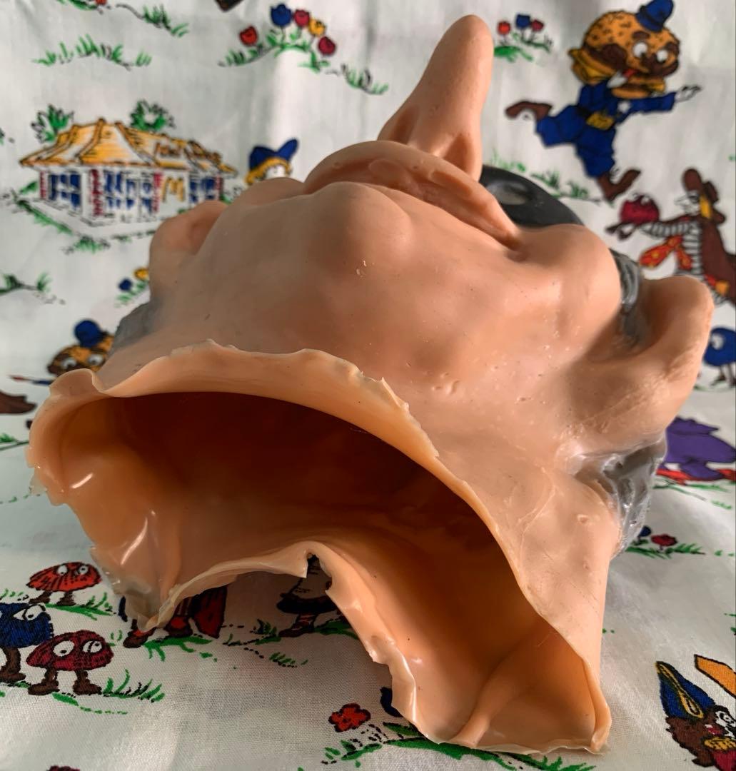 レア ビンテージ マクドナルド ハンバーグラー パペット ヘッド　ディスプレイ