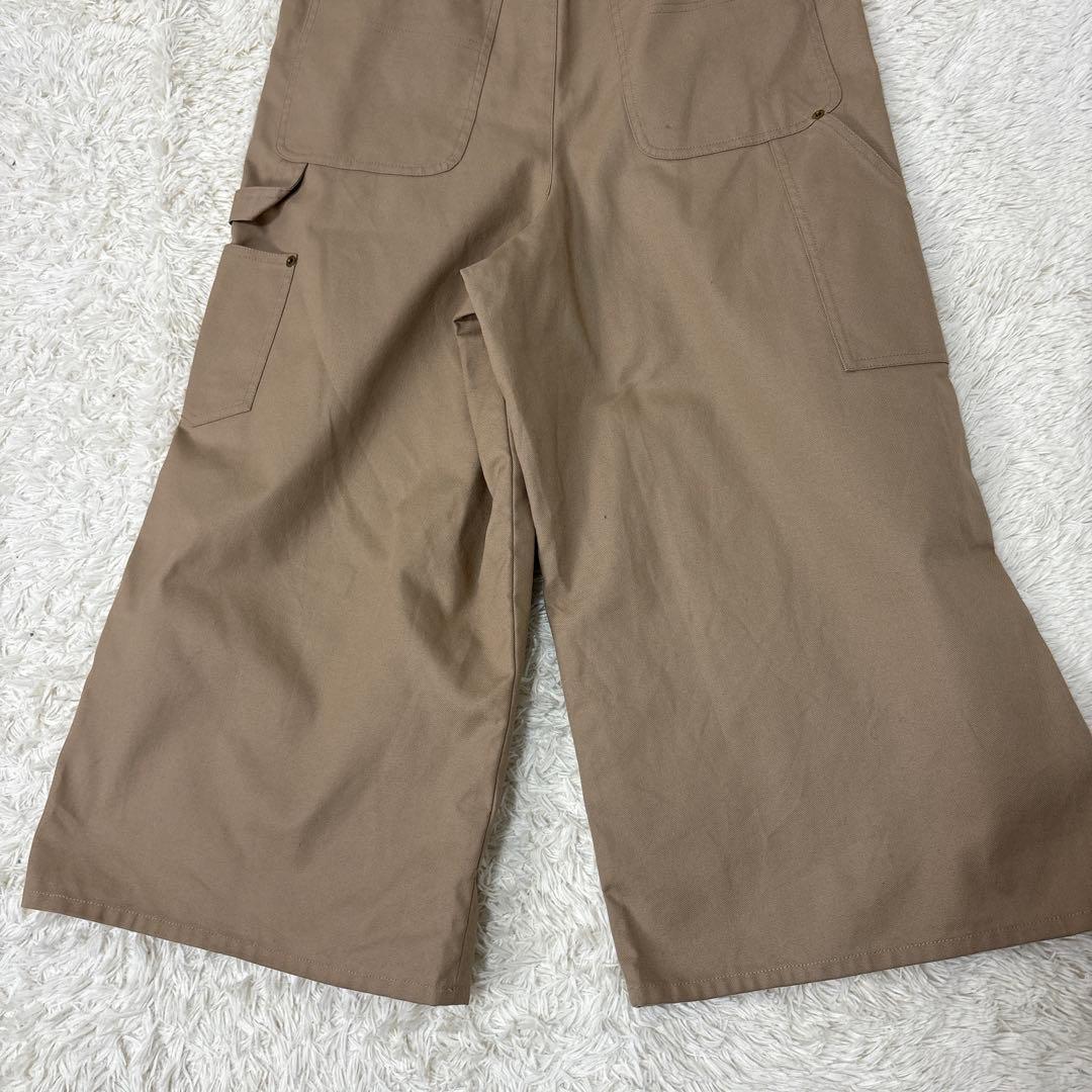 【最高級】VETEMENTS ワイドペインターパンツM　ワーク　ベージュ　Wニー