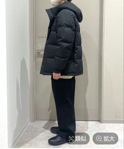 【新品未使用】今季グローバルワークハイスペックアーバンダウン L 黒ブラック