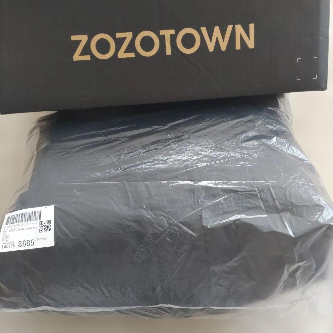 【新品未使用】今季グローバルワークハイスペックアーバンダウン L 黒ブラック