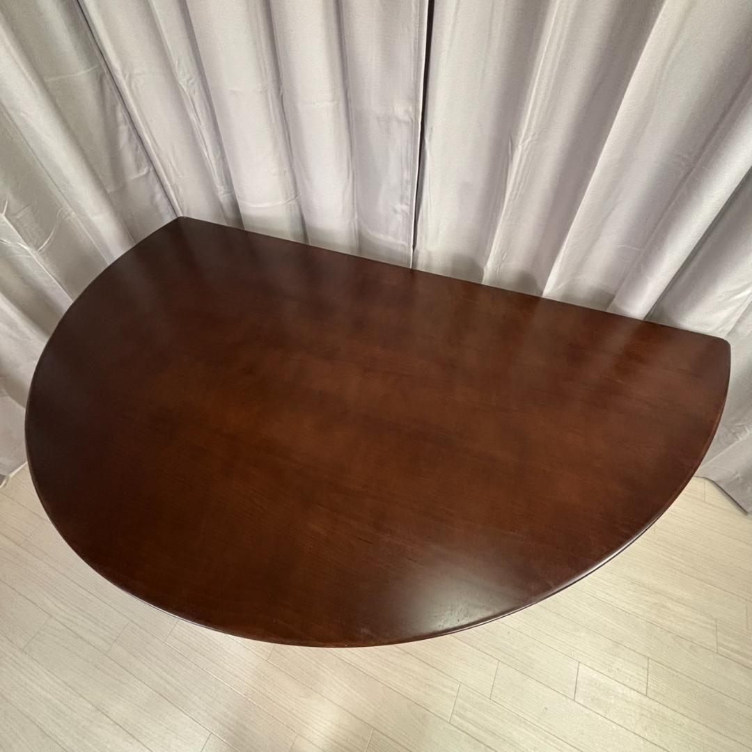カリモク　半円　ダイニングテーブル