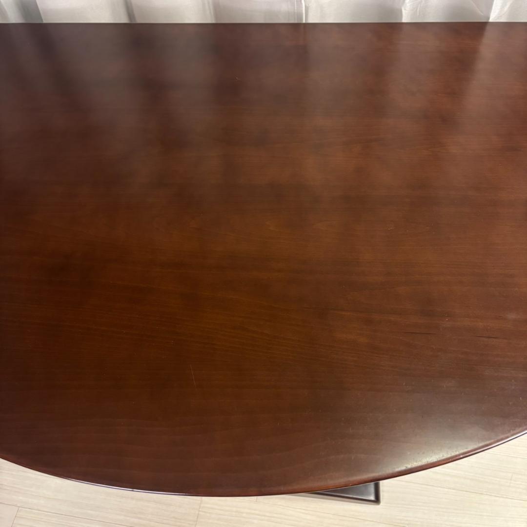 カリモク　半円　ダイニングテーブル