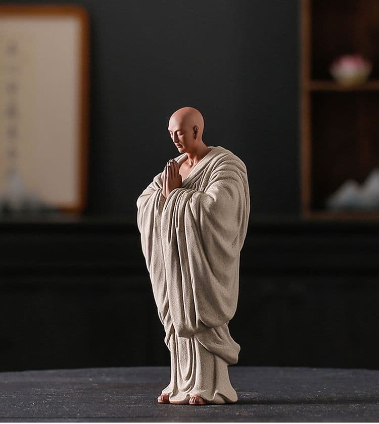 紫砂 布施小僧 茶道具 工芸品 美術品 置物