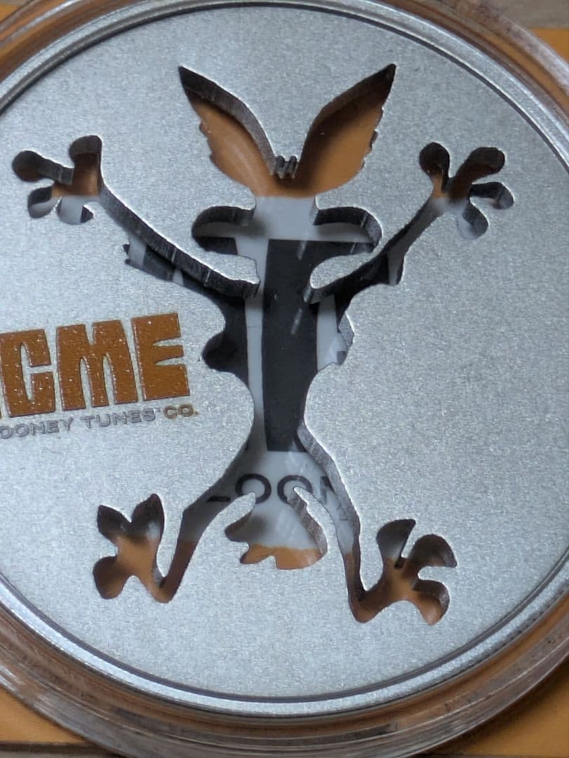 ルーニー・テューンズ　ワイリーコヨーテ1オンス純銀