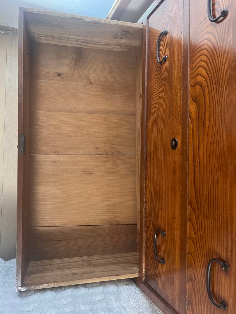 669木製伝統的和風箪笥 6引き出し