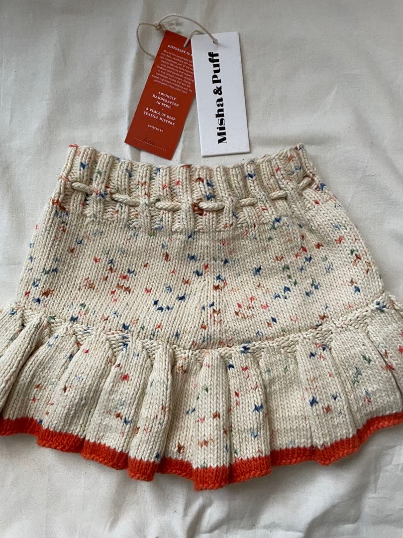 Misha & Puff ニットフリルスカート5y スケポン