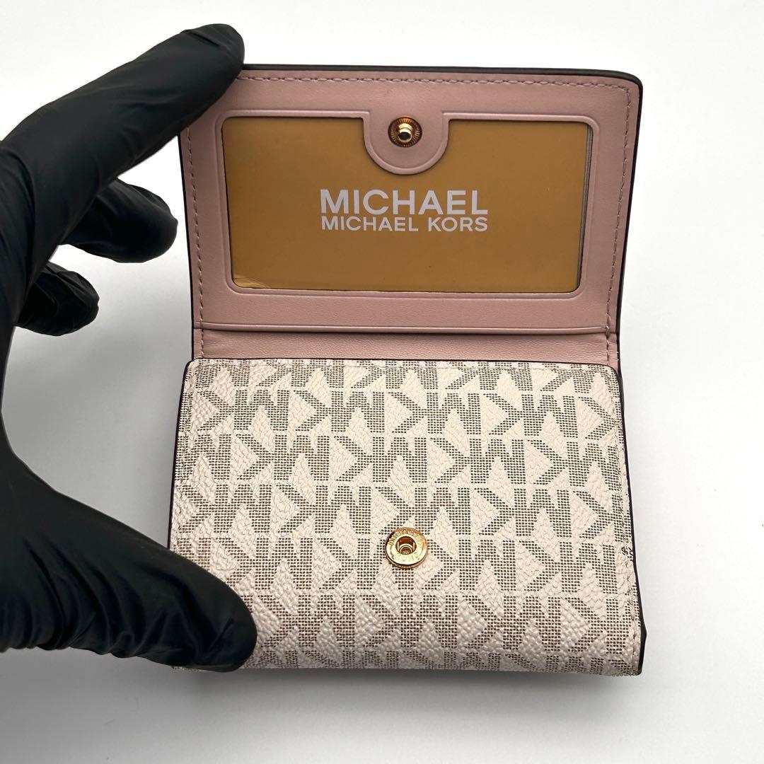 ✨極美品✨ マイケルコース 三つ折り財布 がま口 高級 ⛄プレゼント用に最適⛄