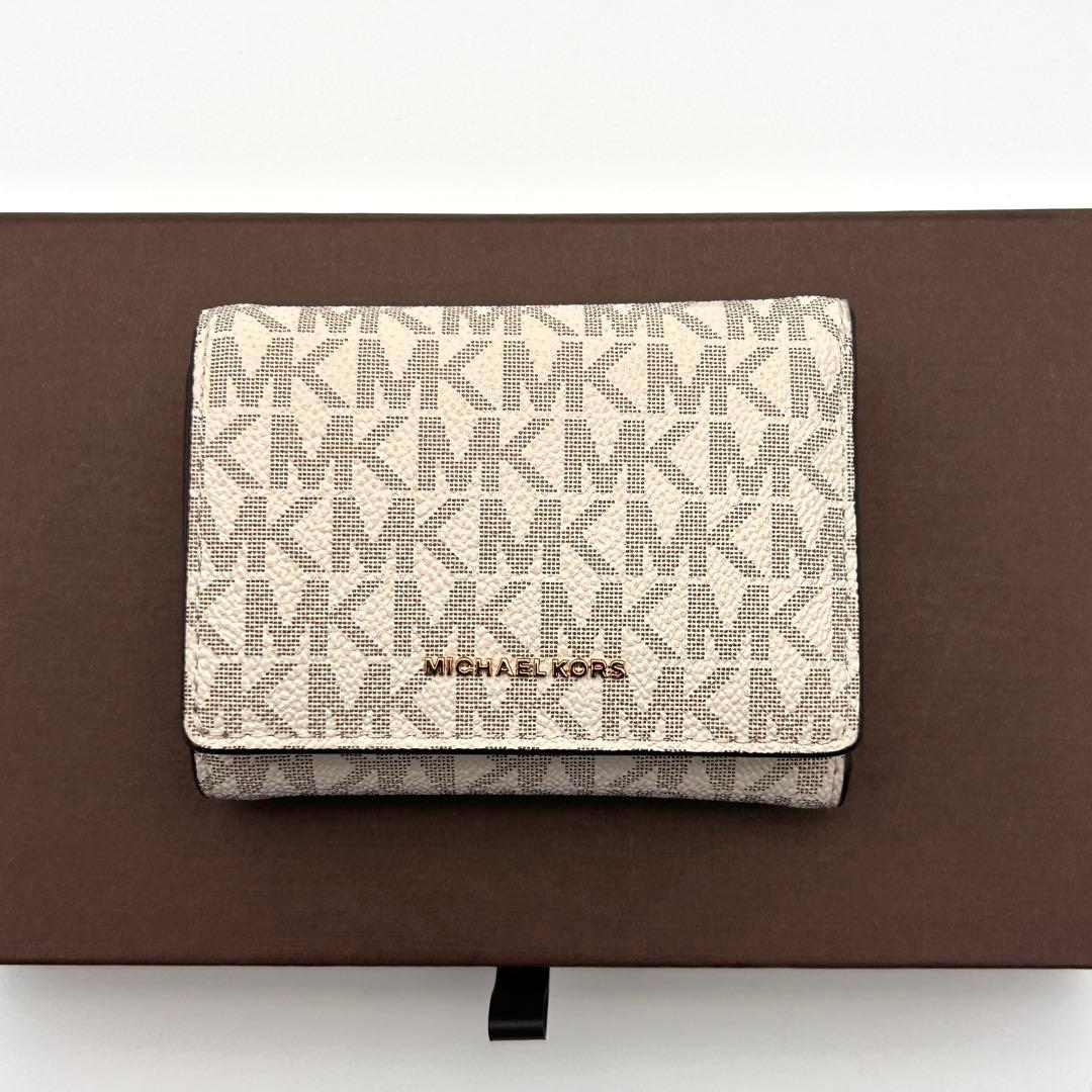 ✨極美品✨ マイケルコース 三つ折り財布 がま口 高級 ⛄プレゼント用に最適⛄