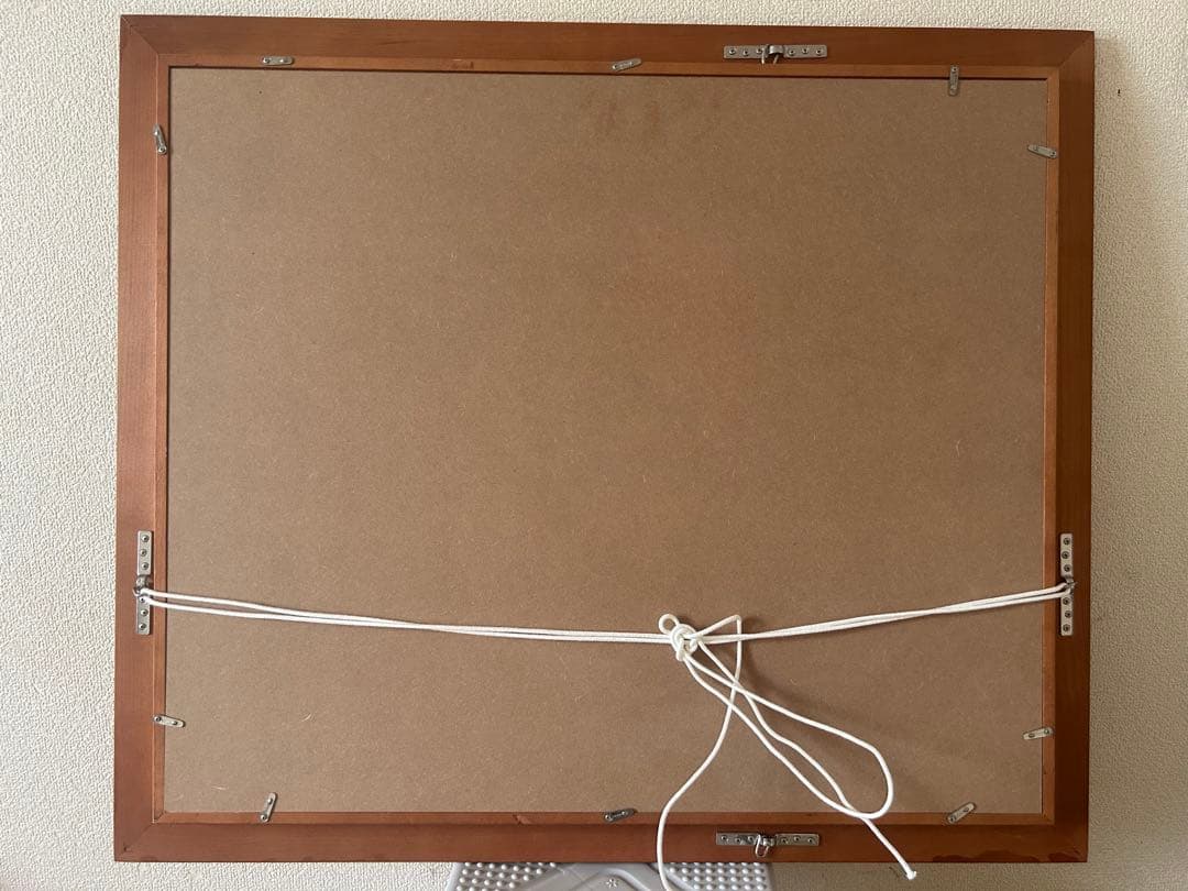 木製油彩額縁2点