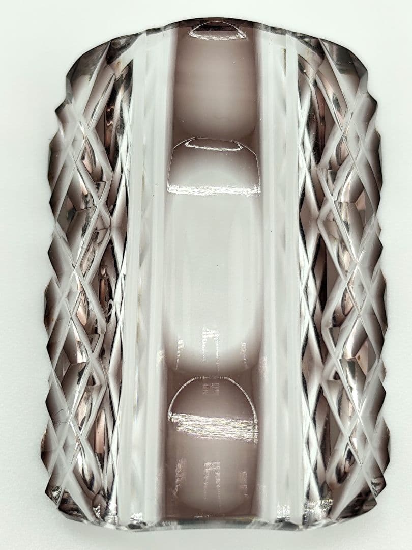 ★美品★島津薩摩ガラス工芸 薩摩切子 箸置（切子、江戸切子、薩摩切子）