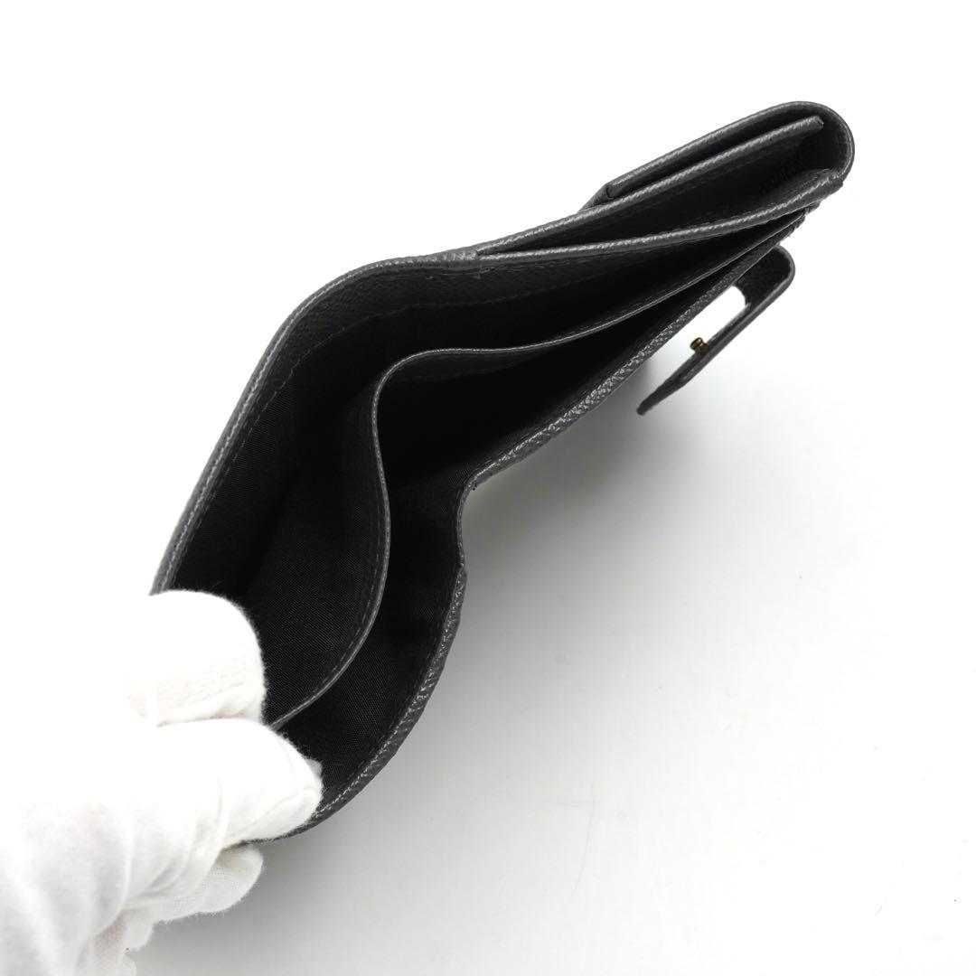 ✨新品未使用・箱付✨　Ferragamo ミニ財布　ガンチーニクロジャー　グレー