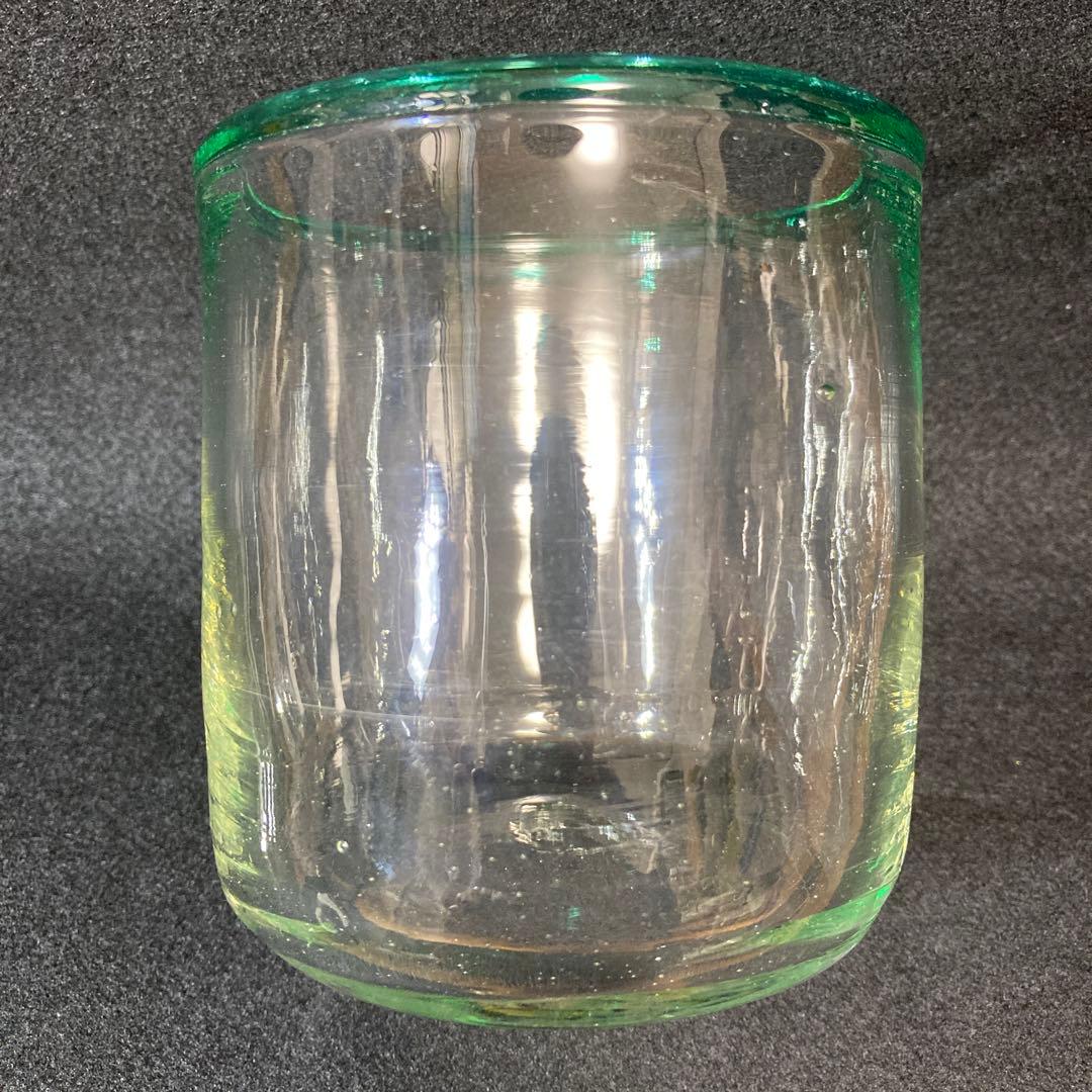 倉敷ガラス 小谷眞三 小谷真三 ポット 蓋物 吹きガラス 気泡