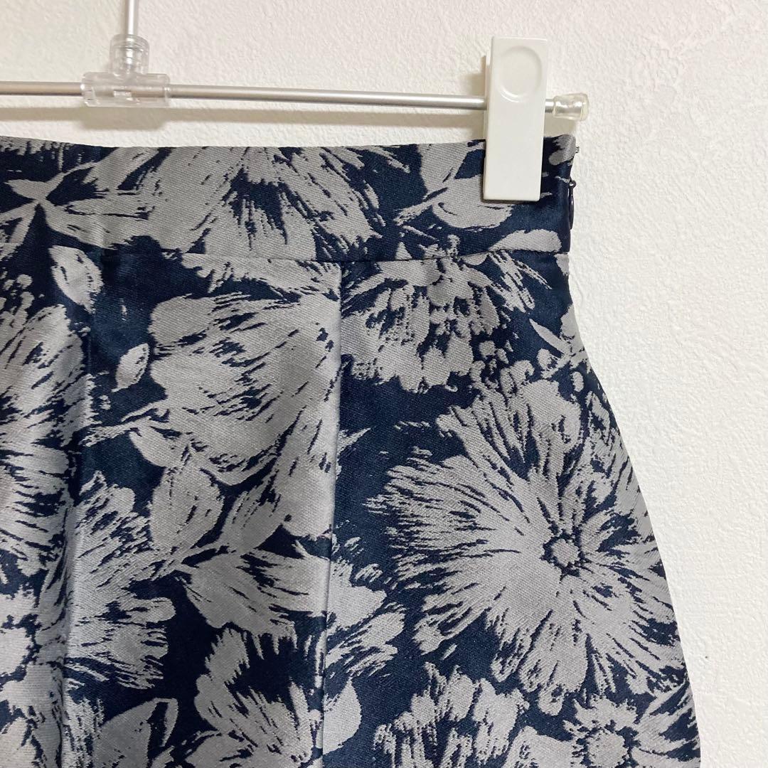 0544 M-PREMIER BLACK エムプルミエ ブラック フレアスカート