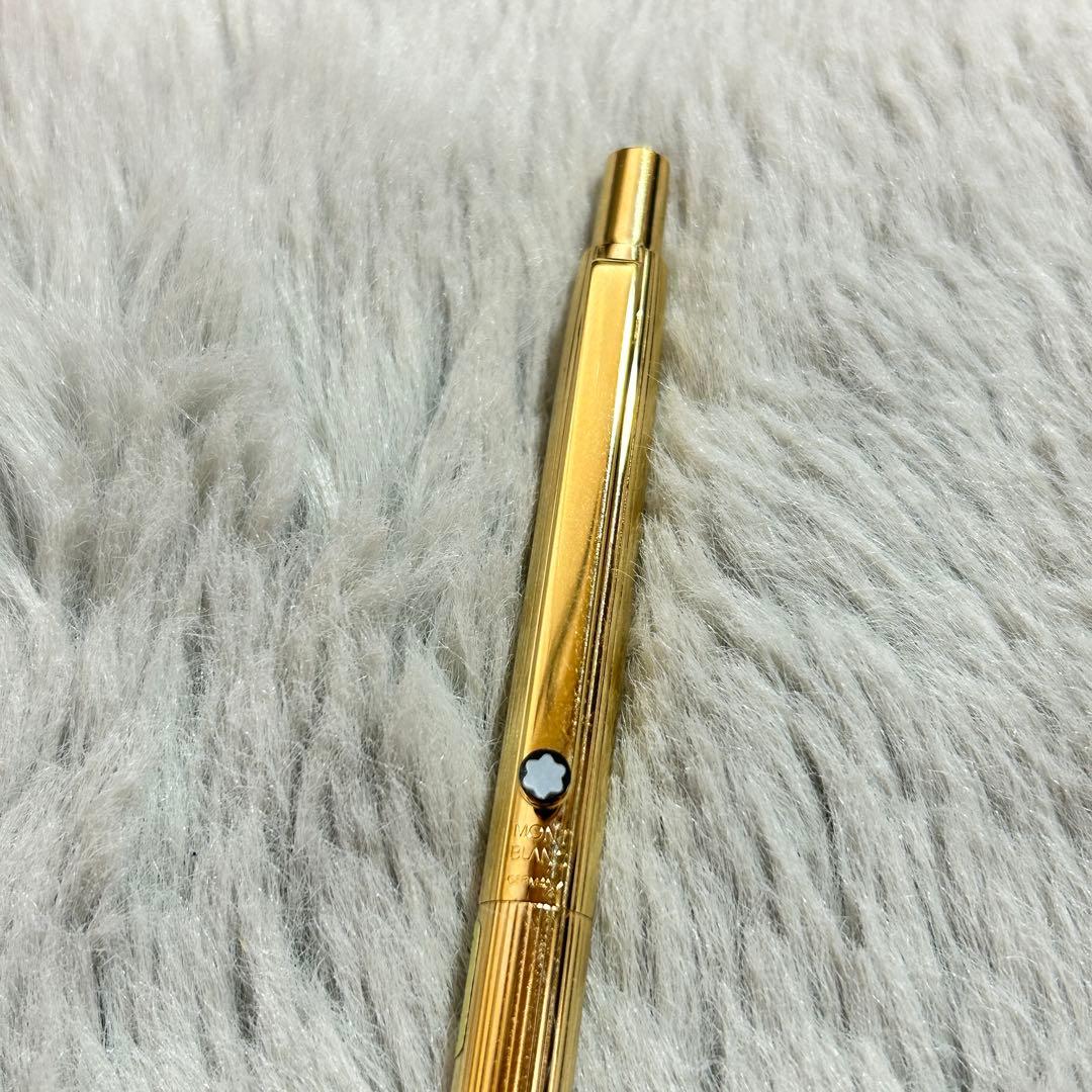 MontBlanc モンブラン ノック式 ゴールド 金 ボールペン