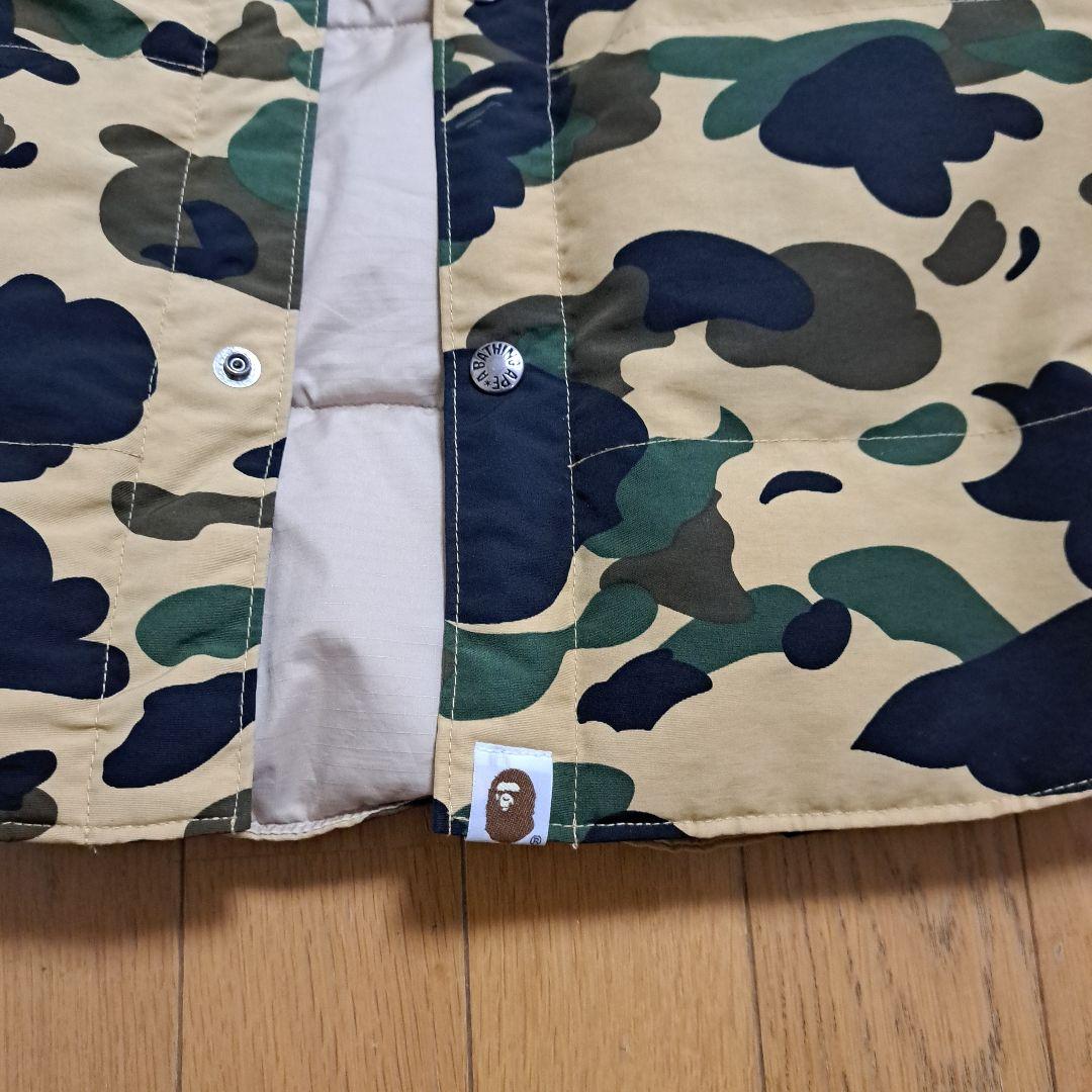 A BATHING APE　アベイシングエイプ　カモフラ　ダウンジャケット