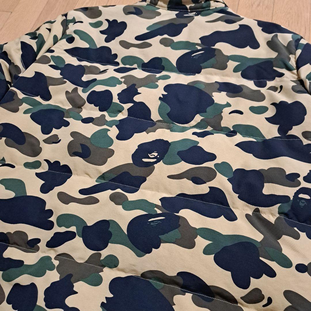 A BATHING APE　アベイシングエイプ　カモフラ　ダウンジャケット