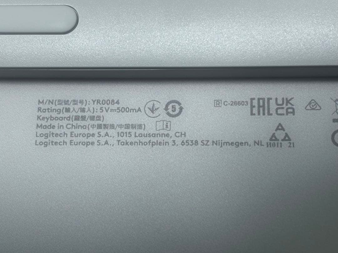 Logitech MX Keys Mini for Mac 日本語配列 シルバー