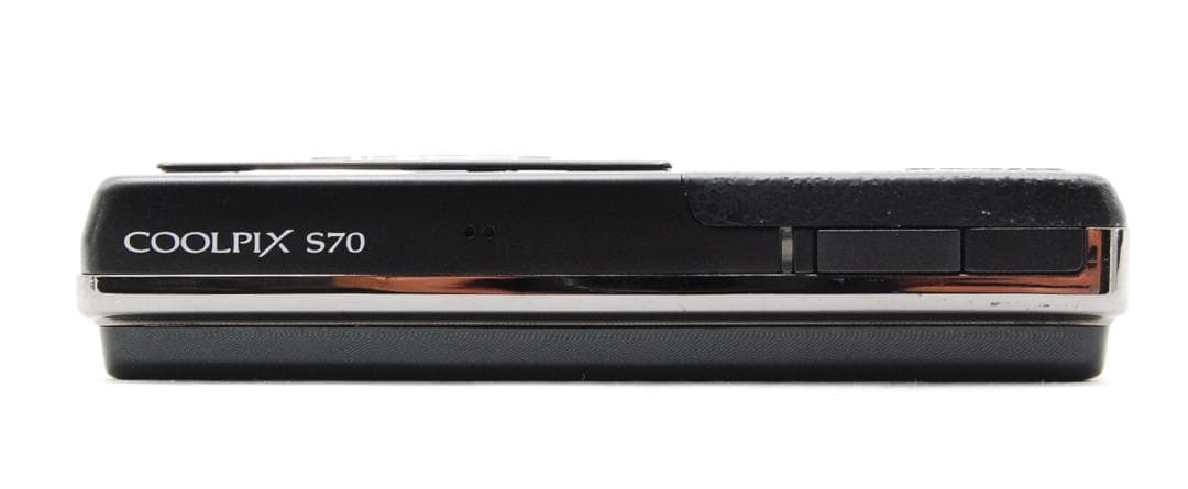 【美品/動作確認済】Nikon S70 ブラック バッテリー充電器付き