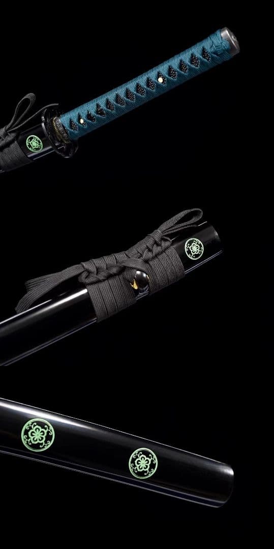 4215-武具 刀装具 日本刀　模造刀 居合刀 武士道 武蔵 鑑賞用 手鍛造打