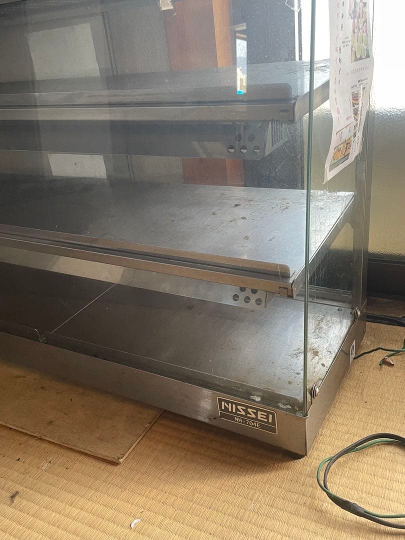 NISSEI ステンレス製 3段ディスプレイケース