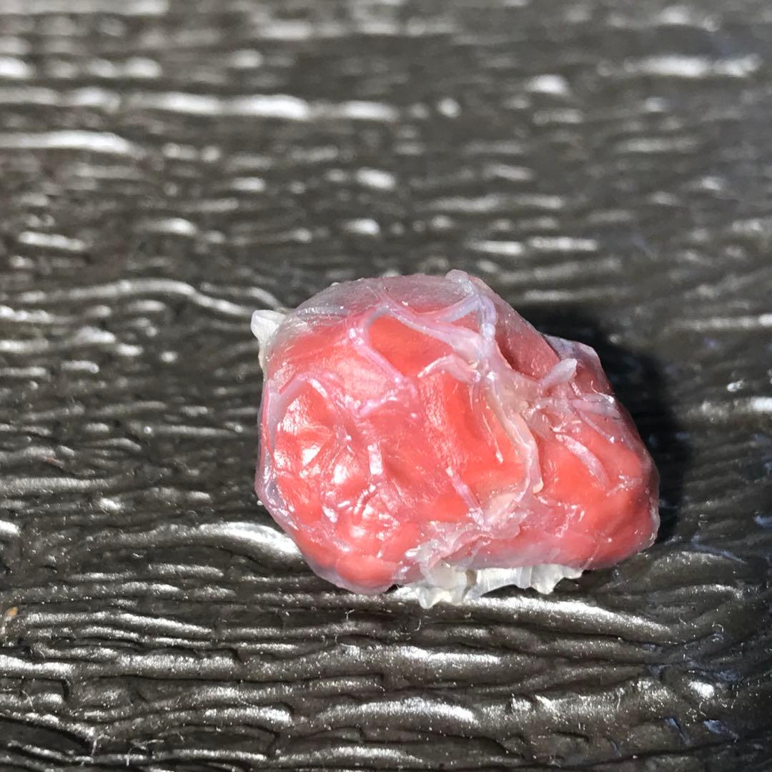 ゴビ石−1079 ゴビ瑪瑙　地表　黒山瑪瑙　『心臓』