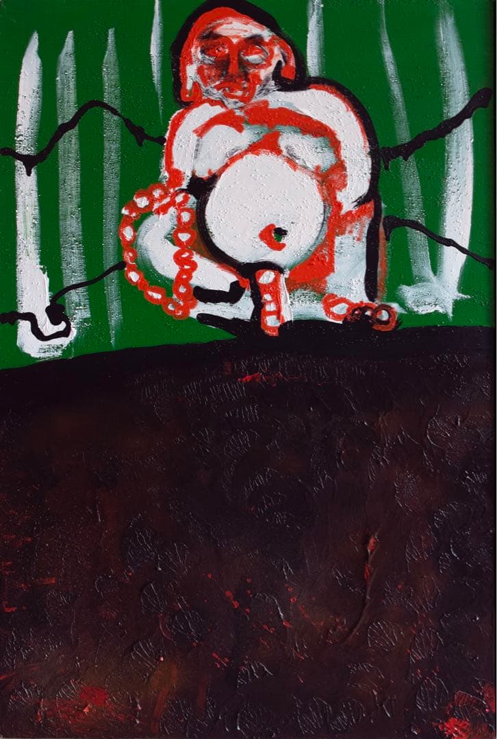 七福神　アート　アクリル作品7枚