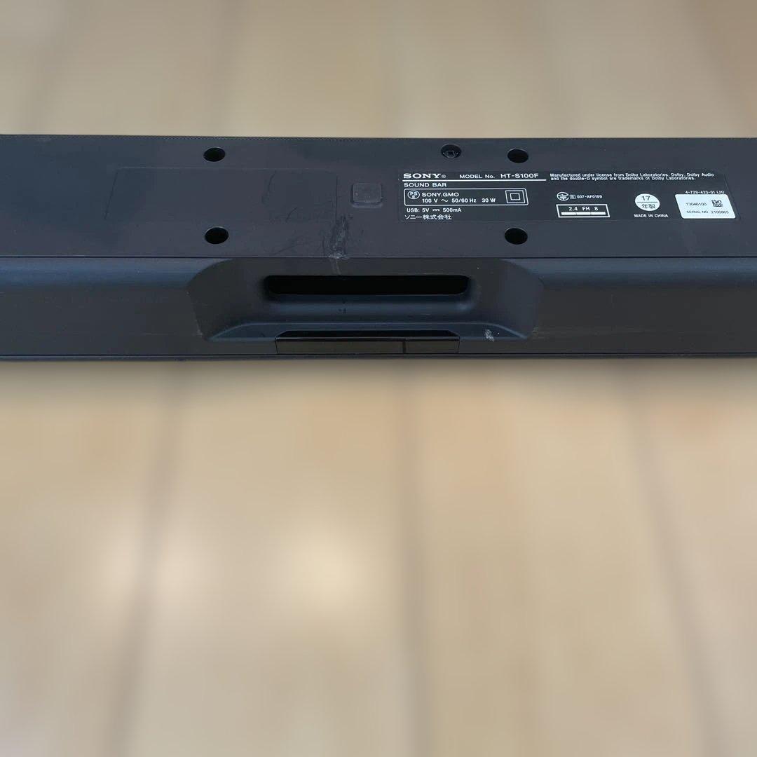 SONY ソニー　サウンドバー　スピーカー　HT-S100F